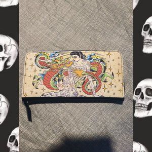 🆕 Too Fast Tattooed Lady/Japanese Dragon Wallet